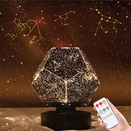 USB Charging LED Star Projection Lamp Music Starry Water Wave Projector Light Projector Sound-Activated Projector Light Decor