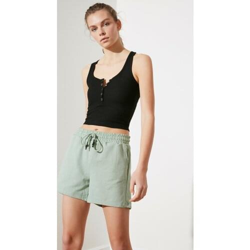 TRENDYOLMİLLA Mint Knitting shorts & Bermuda, shorts, New season,fashion, style, Frequency, casual