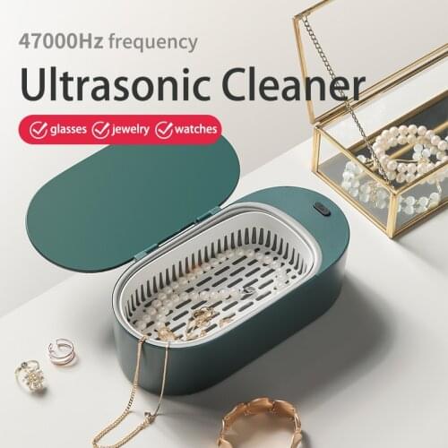 400ml Ultrasonic Cleaner Ultrasonic Bath Jewelry Glasses Cleaning Machine Home Appliance Ultrasound Sterilizing Washing Devices