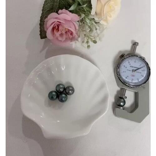 Factory Price 11-12mm Black Peacock Edison Rpund Loose Beads For Making Jewelry