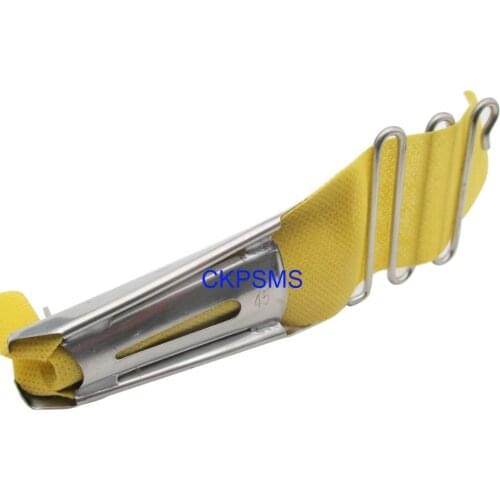 1PCS #KP-19001 Leather And Plastics Material Double Fold FOLDER FOR WALKING SEWING MACHINE