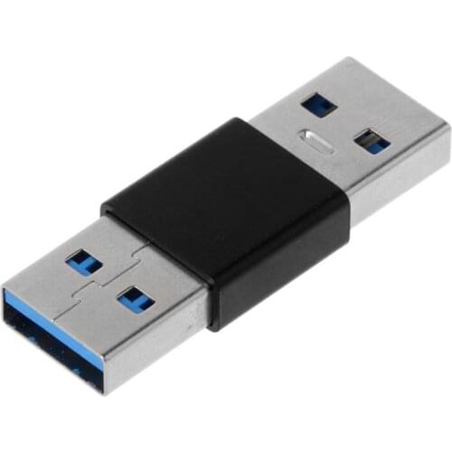 1 Pc High Speed USB 3.0 Male to Male M-M Extender Adapter Gender Changer Connector Coupler
