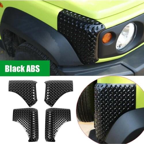 4Pcs Fender Wrap Angle Cover Front Rear Fender Tailgate Angle Wrap Cover Trim Corner Sticker for Suzuki Jimny 2019 2020