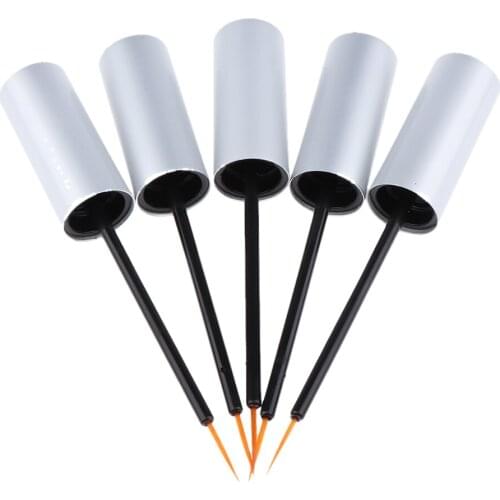 5pcs 5Ml Empty Aluminum Liquid Eyeliner Containers Lip Gloss Vial with