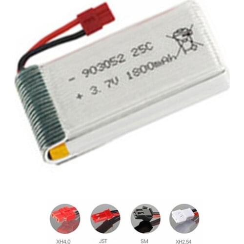 3.7v 1800mAh rechargeable battery for KY601S SYMA X5 X5S X5C X5SC X5SH X5SW X5HW X5UW M18 H5P HQ898 H11D H11C lipo 3.7v battery