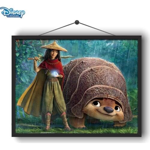 Disney 5D DIY Diamond Painting "Pocahontas" Princess Baojiaconti Illustration Round Diamond Embroidery Craftsman Ornaments