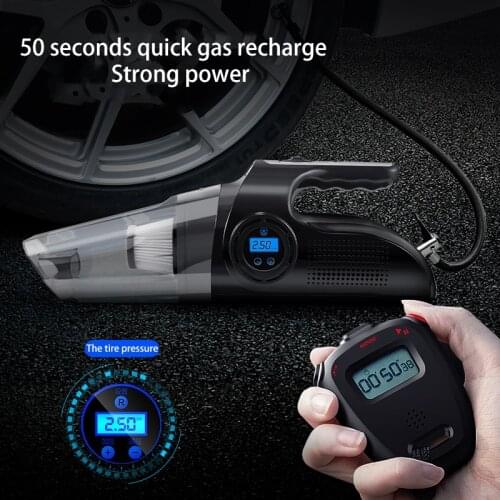 220V Car Air Compressor for Auto DC 12V Digital Inflatable Boat Car Vacuum Cleaner Car Air pump automobile For Car Motorcycles