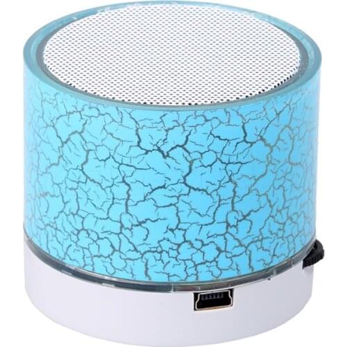 Bluetooth Speaker Mini Wireless Loudspeaker Crack LED TF USB Subwoofer bluetooth Speakers mp3 stereo audio music player