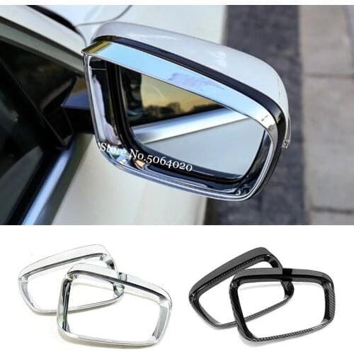 For BMW 3 4 5 6 7 8 Series G20 2019 2020 Accessories ABS Chrome Car rearview mirror block rain eyebrow Cover Trim Car Styling