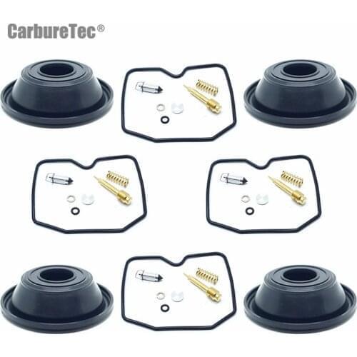 For Kawasaki ZRX1100 ZRX1200 GPZ1100 ZRX 1100 1200 GPZ Carburetor Repair Kit Carb Vacuum Diaphragms Seals Rebuild Parts 4 Sets