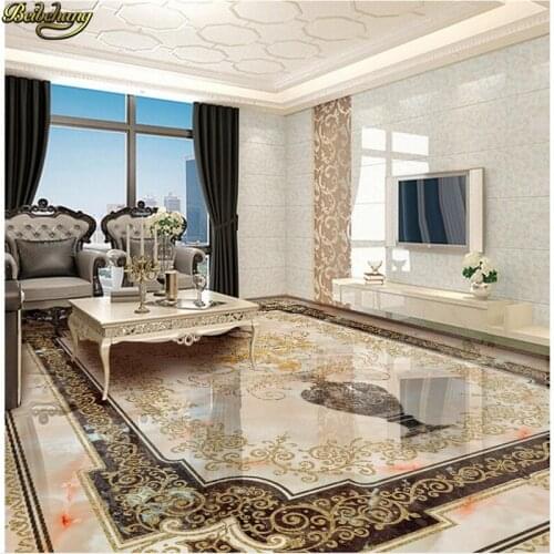 Beibehang Custom Photo self-adhesive 3D floor marble 3D wall murals wallpaper floor Photo wallpaper mural floorHome Decoration