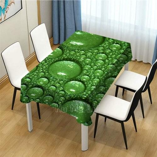 Drop Of Water Design Patten Taablecloth Dinning Decor