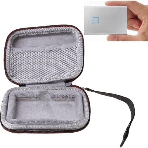 Portable EVA Outdoor Travel Case Storage Bag Carrying Box for Sam sung T7 Touch SSD Case Accessories 85DD