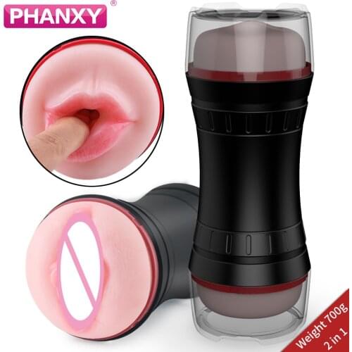 PHANXY Male Masturbator Cup for Men Pocket Pussy Realistic Vagina for Sex Masturbation Sex Tools for Men Erotic Adult Sex Toys