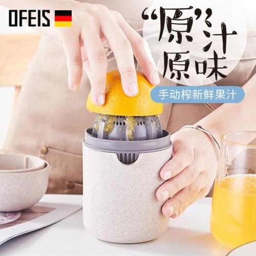 OFEIS Manual Mini Juicer Orange Press Orange Juice Fresh Fruit Juicer Small Household Auxiliary Food Processor Kitchen Tools