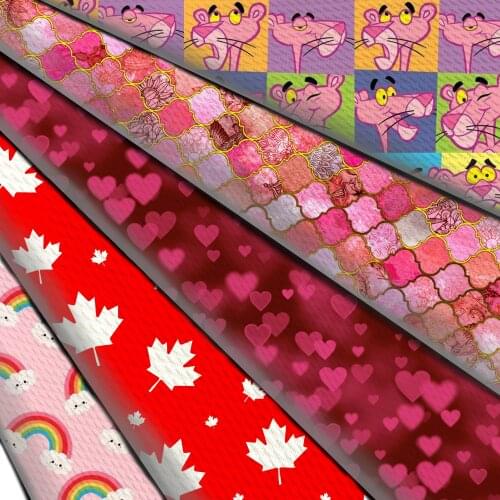 1/2yard Heart Love XOXO Rainbow Leopard Printed Bullet Textured Liverpool 4 Way Stretch Spandex Knit Fabric For Baby HeadWrap