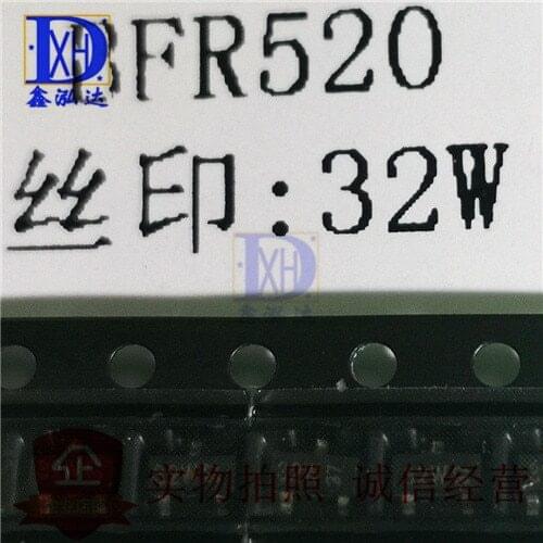 10Pcs/Lot BFR520 MARKING: 32W ISC NPN transistorRF New Original Stock Direct purchase
