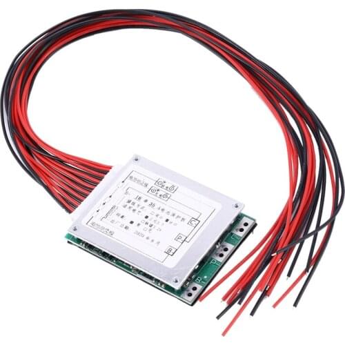16S 60V 35A Li-Ion Lithium 18650 Battery BMS PCB Protection Board with Balance UPS Energy Inverter