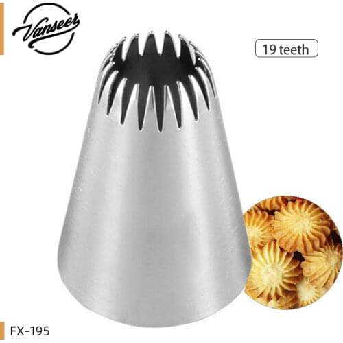 195# Large Icing Piping Nozzles Russian Nozzles Pastry Tips Cookies Cake Decorating Tools Tips Cream Fondant Pastry Nozzles