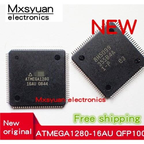 2PCS~20pcs ATMEGA1280-16AU ATMEGA1280-16 QFP100 1280-16 8-bit microcontroller New and original