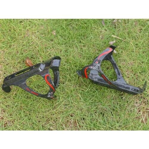 2017# Pair Bicycle Bottle Holder Carbon Cycling Road Mountain Bike Water Bottle Cage For Bicycle 033# (FLYXII)