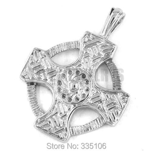 Free shipping! Classic Cross Pendant Stainless Steel Jewelry Fashion Celtic Motor Pendant SWP0199