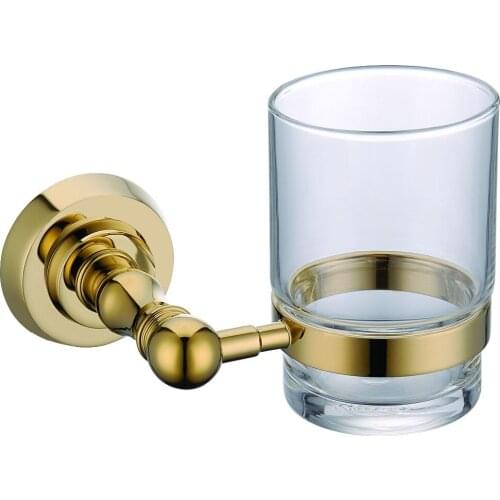 FREE SHIPPING new design 24k GOLD Round single cup and tumbler holders