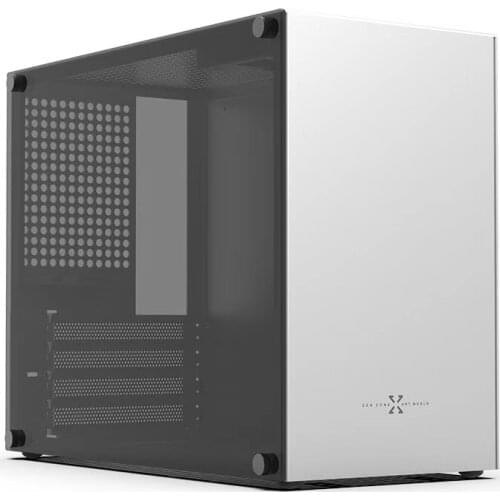 （New Arrival )ZZAW C2 Computer Case ITX MATX Motherboard ATX Power Supply Desktop PC Mini 2021 Mid Tower Aluminum Alloy Chassis