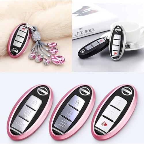 TPU Car Key Case for Nissan Livina X-Trail T31 T32 Qashqai Teana March Juke Infiniti EX FX G25 FX35 EX35 QX50 Car Accessories