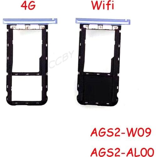 For Huawei MediaPad T5 AGS2-AL00 AGS2-L09 AGS2-W09 10.1 Inch Sim Card Tray Slot Holder Replacement Parts