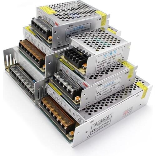 AC DC 5V 12V 24V Power Supply 3V 9V 15V 18V 36V 48V Transformer 220V To 12V Alimentation 5V 24V Power Supply 5 12 24 V Volt