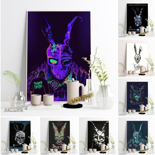 Donnie Darko Classic Movie Poster Cyberpunk Canvas Painting Rabbit Portrait Print Wall Picture Living Room Home Decor Collection