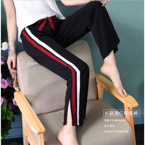 Summer School uniform pants Open Long Trouser Japanese Girly pants for school