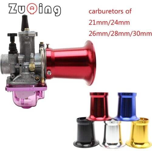 Modified Carburetor Long air filter cup wind cup trumpet cup For Keihin OKO KOSO Mikuni PE PWK24/26/28/30 PE28 PE30 Motorcycle