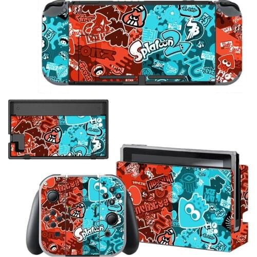 Splatoon 2 Nintendo Switch Skin Sticker NintendoSwitch stickers skins for Nintend Switch Console and Joy-Con Controller Vinyl