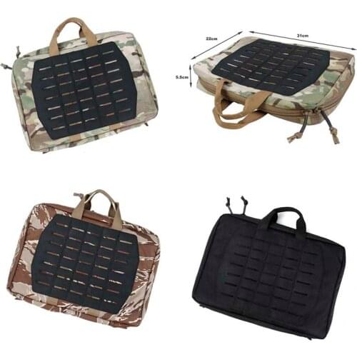 Outdoor Tactical Molle Military Hand Bag Light Pistol Case Carrying Case Portable Storage Bag Army Fans Equipment Bag