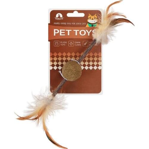 Natural Catnip Pet Cat Molar Toothpaste Stick Silvervine Stick With Catnip Ball Cat Snacks Sticks Pet Cleaning Teeth Supplies