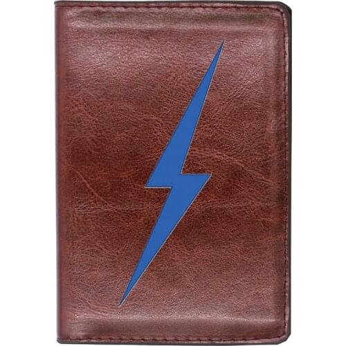 New Fashion Cool Flash Design Printing Travel Passport Cover ID Credit Card Holder Case