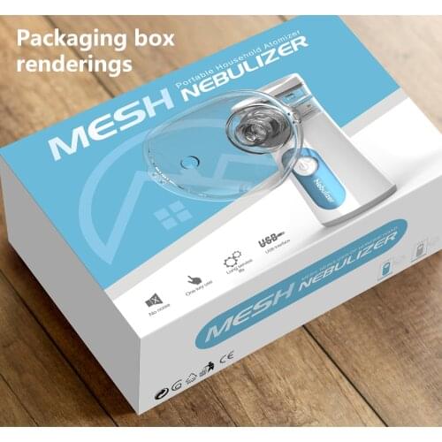 Portable Nebulizer Silent Inhaler Mesh Nebulizer Mini Rechargeable Ultrasonic Atomizer kids Adult Respirator Home Health Care