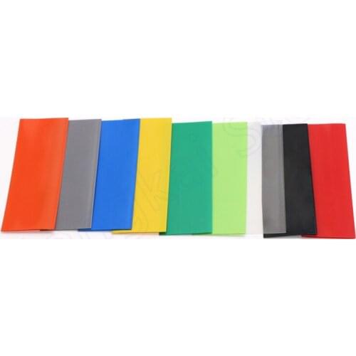 PVC Heat Shrink Tubing No. 7 AAA Single Battery Wraps Repair Protect Heat Shrink Sleeving Colour Select