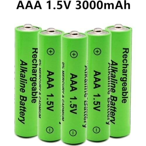 4-20 PCS New AAA Battery 3000mAh 1.5V Alkaline AAA rechargeable battery for Remote Control Toy light Batery