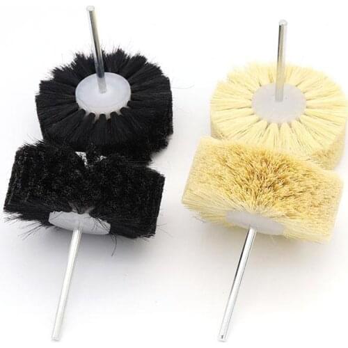 Wheel Brush Abrasive Wire Grinding Flower Head Woodwork Polishing Bench Grinder For Wood Furniture