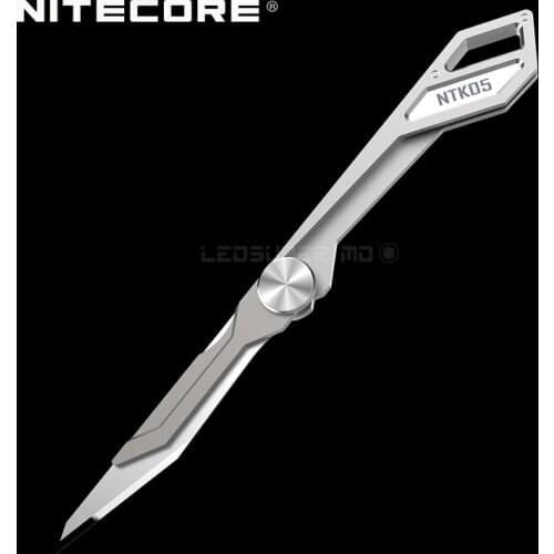 Nitecore NTK05 Ultra-Tiny Titanium Keychain Knife for EDC