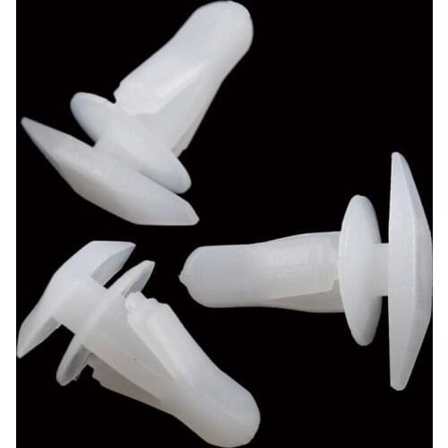 100Pcs White Universal Weatherstrip Retainer Clips Auto Window Door Sealing Strip Fasteners Rivet 91530-SP1-003 For Honda Accord