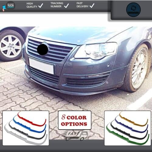 For Vw passat b6 front lip universal spoiler lip bumper 3 piece free fast shipping designed full harmony body kit design