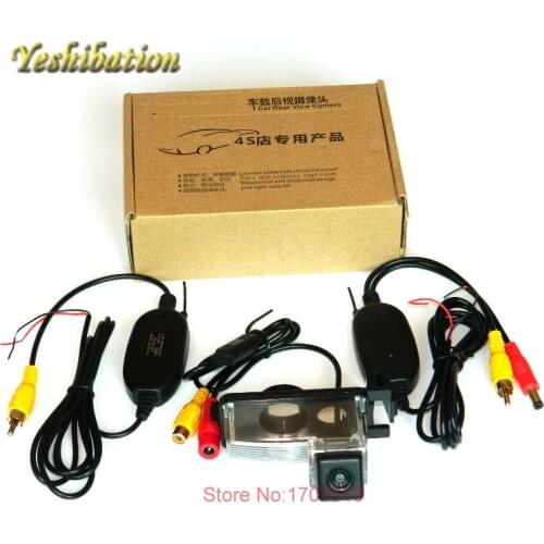 Yeshibation Wireless Camera RCA/AUX Video Transmitter and Receiver Kit For Infiniti G25 Q40 Q60 Reverse Backup Rearview Camera