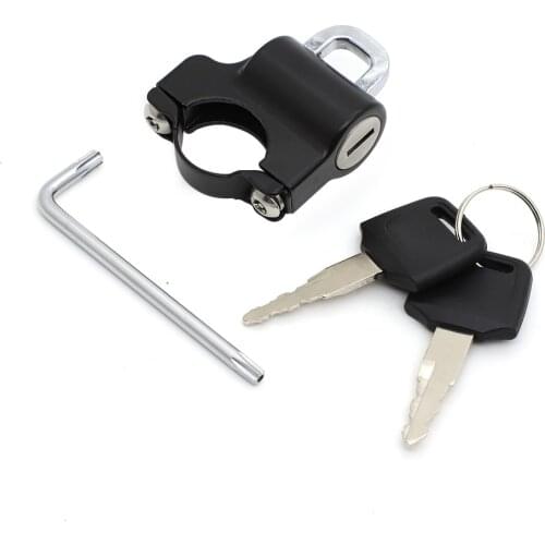 Motorcycle Helmet Lock With Keys Anti-thief Security Padlock For HONDA NC700 NC750 CTX700 CMX250 MSX125 Yamaha Kawasaki Suzuki