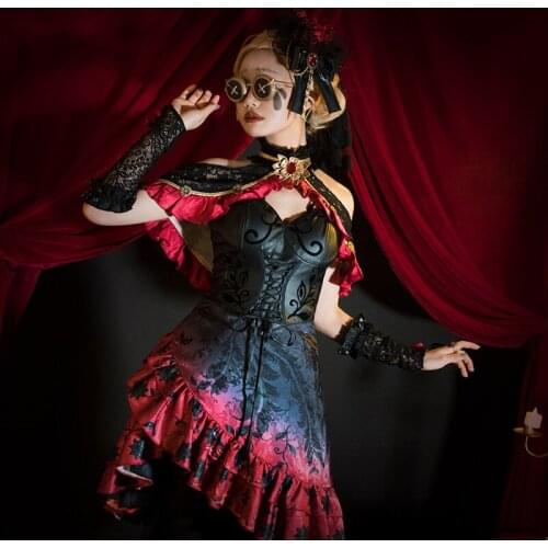 Anime Identity V Emily Dale YuHuoFeiHua New Skin Game Suit Sexy Dress Role Paly Cosplay Costume Women Halloween Free Shipping