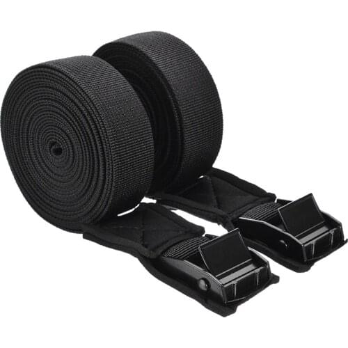 1 Pair Kayak Surfboards Straps Polyester Car Tension Rope Roof Luggage Fixed Strap Rack Tie Belt Cargo Stowing Tidying 340X2.5cm