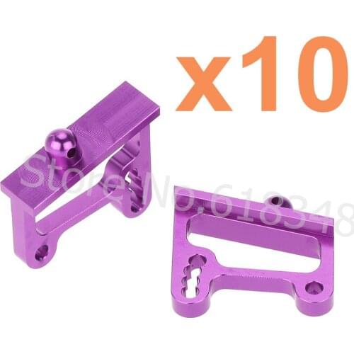 10 Sets/Lot HSP 1/10 Upgrade Parts 106045 Aluminum Wing Adjustable Mount For R/C Car Off Road Buggy 94106 Warhead